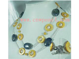 nugget and potato freshwater pearl necklace